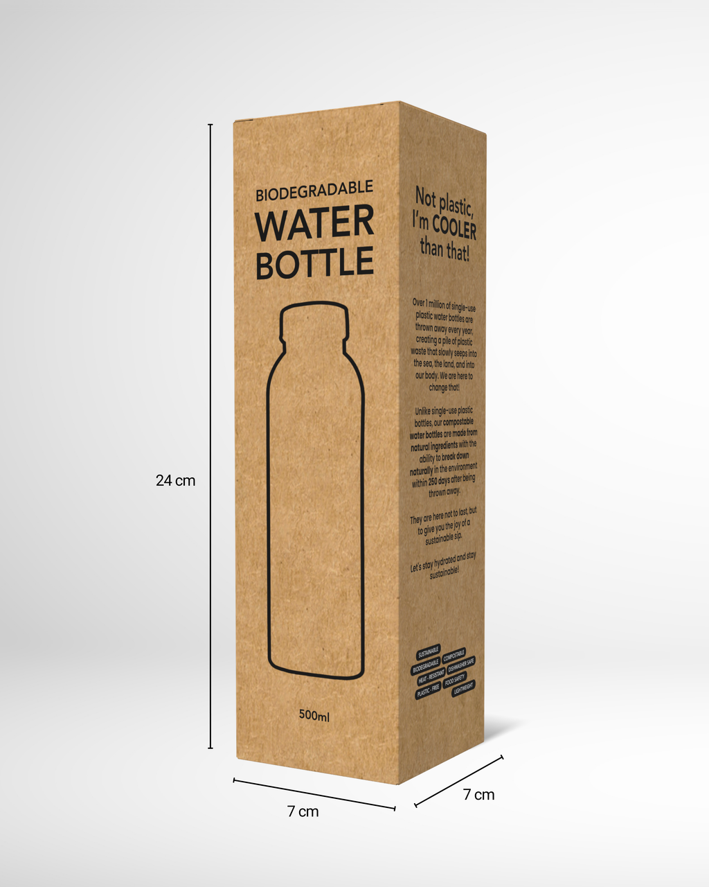 Natural Bamboo | Biodegradable Water Bottle