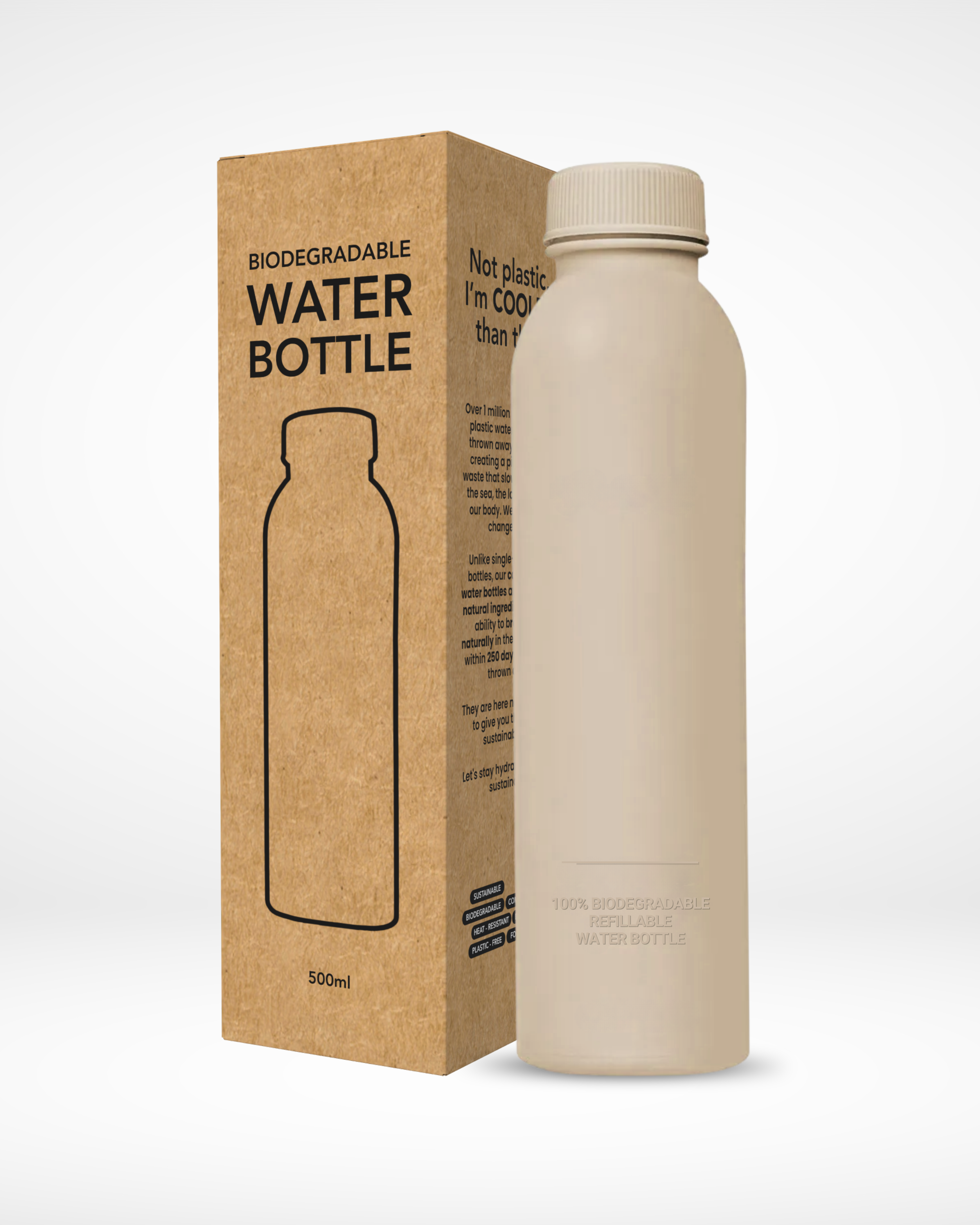Natural Bamboo | Biodegradable Water Bottle