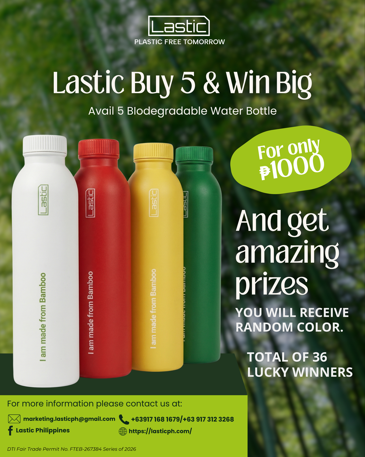 Lastic Buy 5 & Win Big